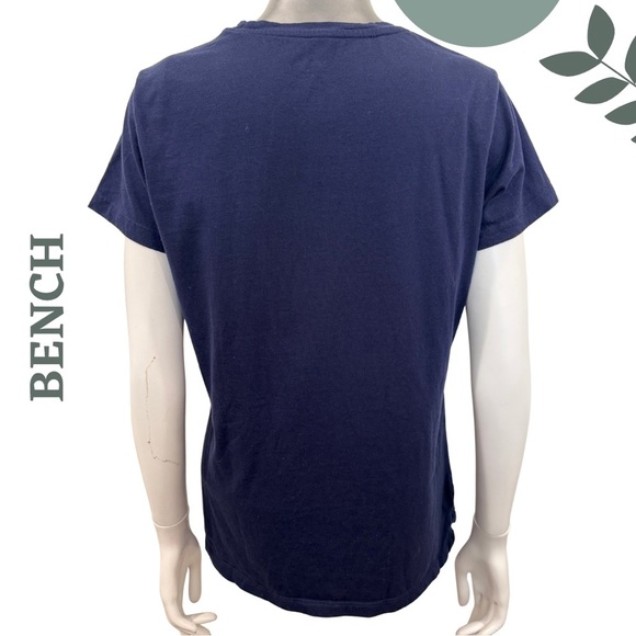 🛍️3/$40 BENCH Cotton T-Shirt Bundle – 2 Pack Pink Navy Blue Short Sleeve Medium - Picture 5 of 8